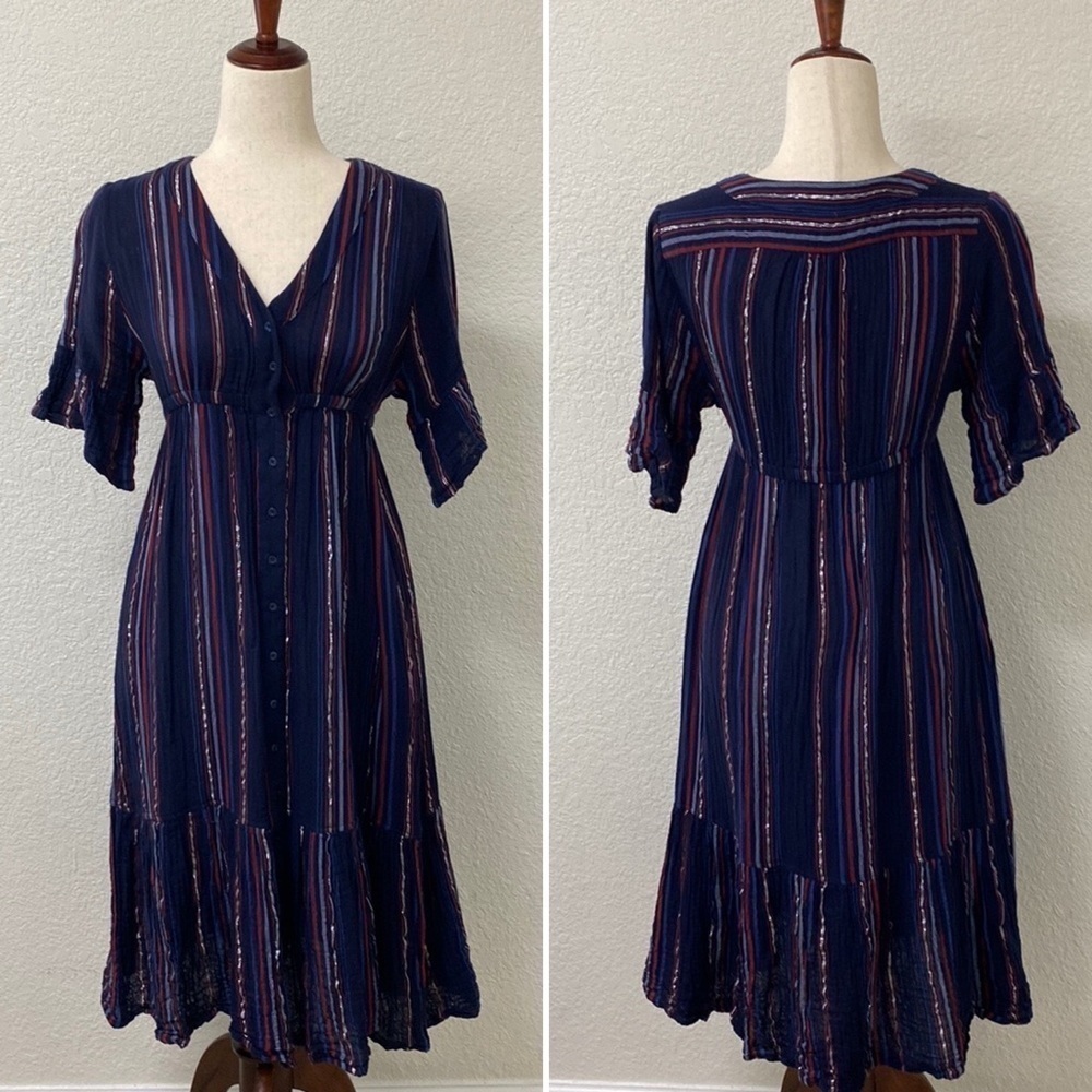 Sundry Gauzy Cotton Maxi Dress 1